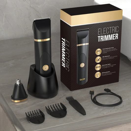 Men’s Body Groomer – Anti-Nick Trimmer with Ceramic Blade, Shower-Safe Design and Comfortable Grip for Full-Body Grooming